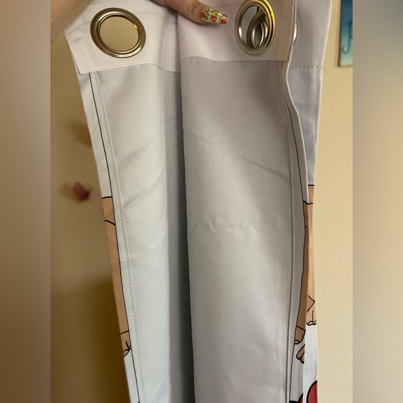 NWB Pug & Heart Black Out Curtain (1 XL PANEL) Fit Bigger Window 135x160 - Picture 5 of 5